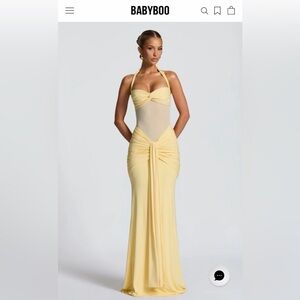Babyboo fashion vixen maxi dress - lemon